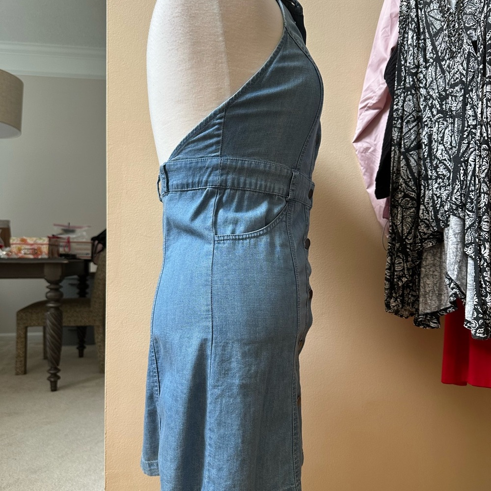 Free People Women's Size XS Sami Denim Mini Dress Bali Blue NWT - Picture 3 of 8